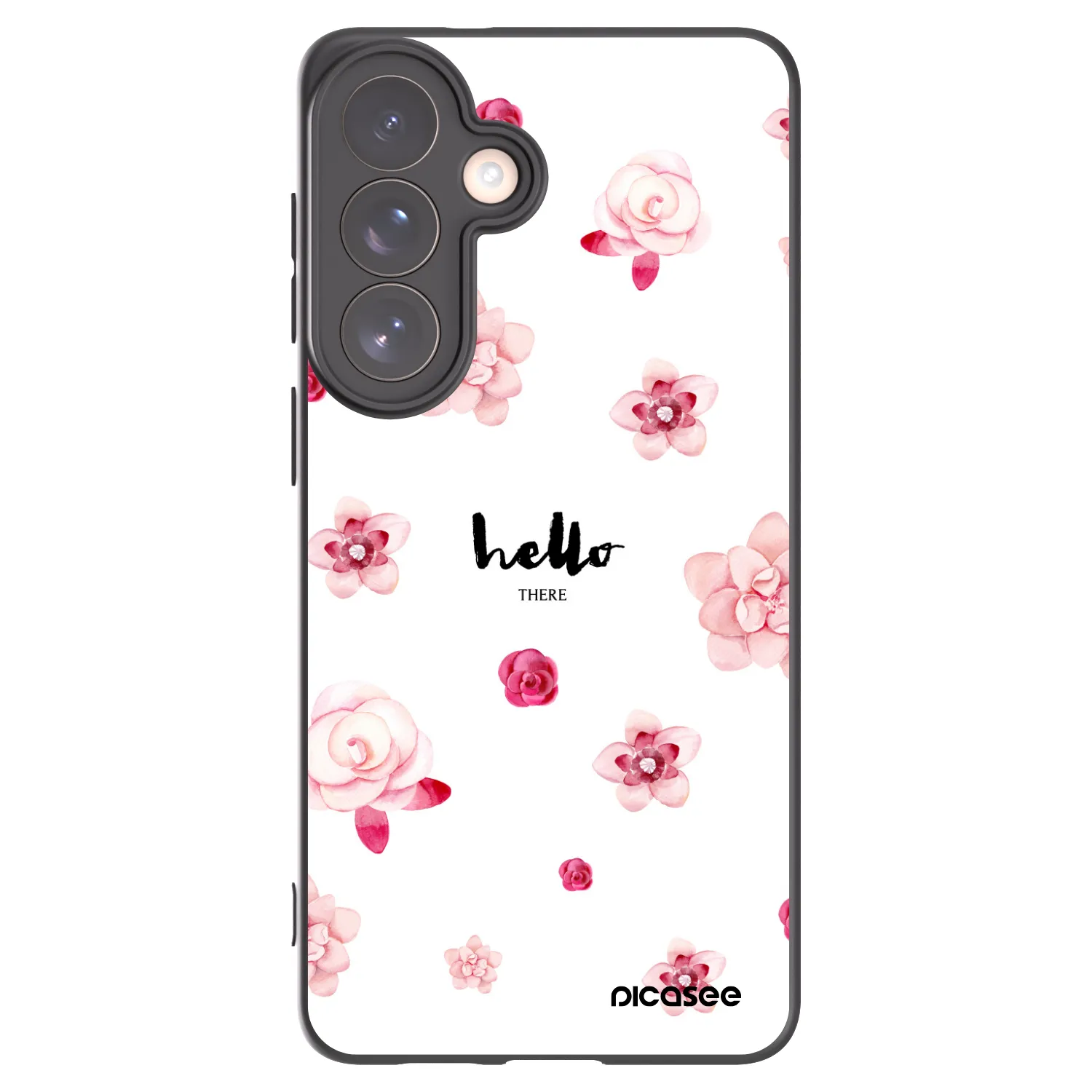 Picasee crna silikonska maskica za Samsung Galaxy S26+ - Hello there