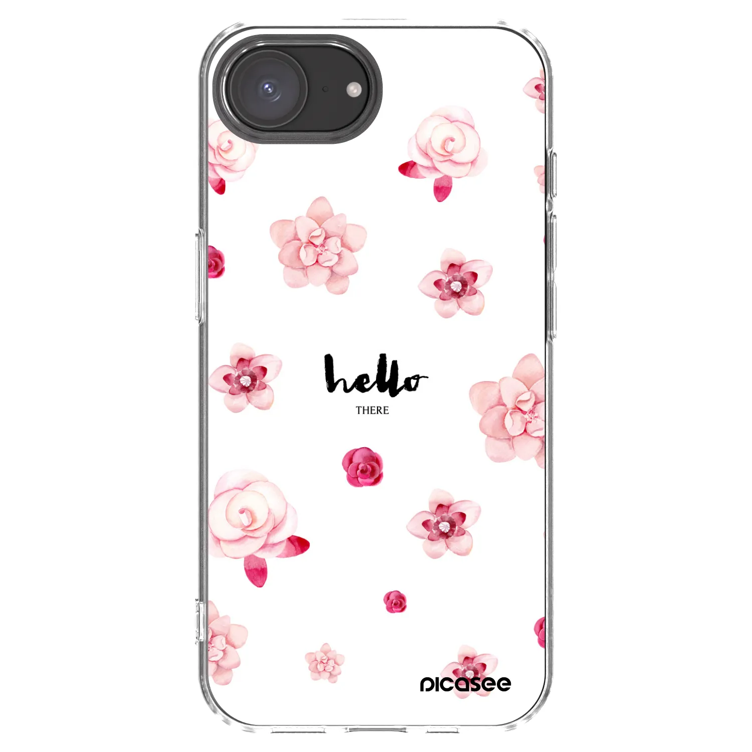 Picasee silikonska prozirna maskica za Apple iPhone 17e - Hello there