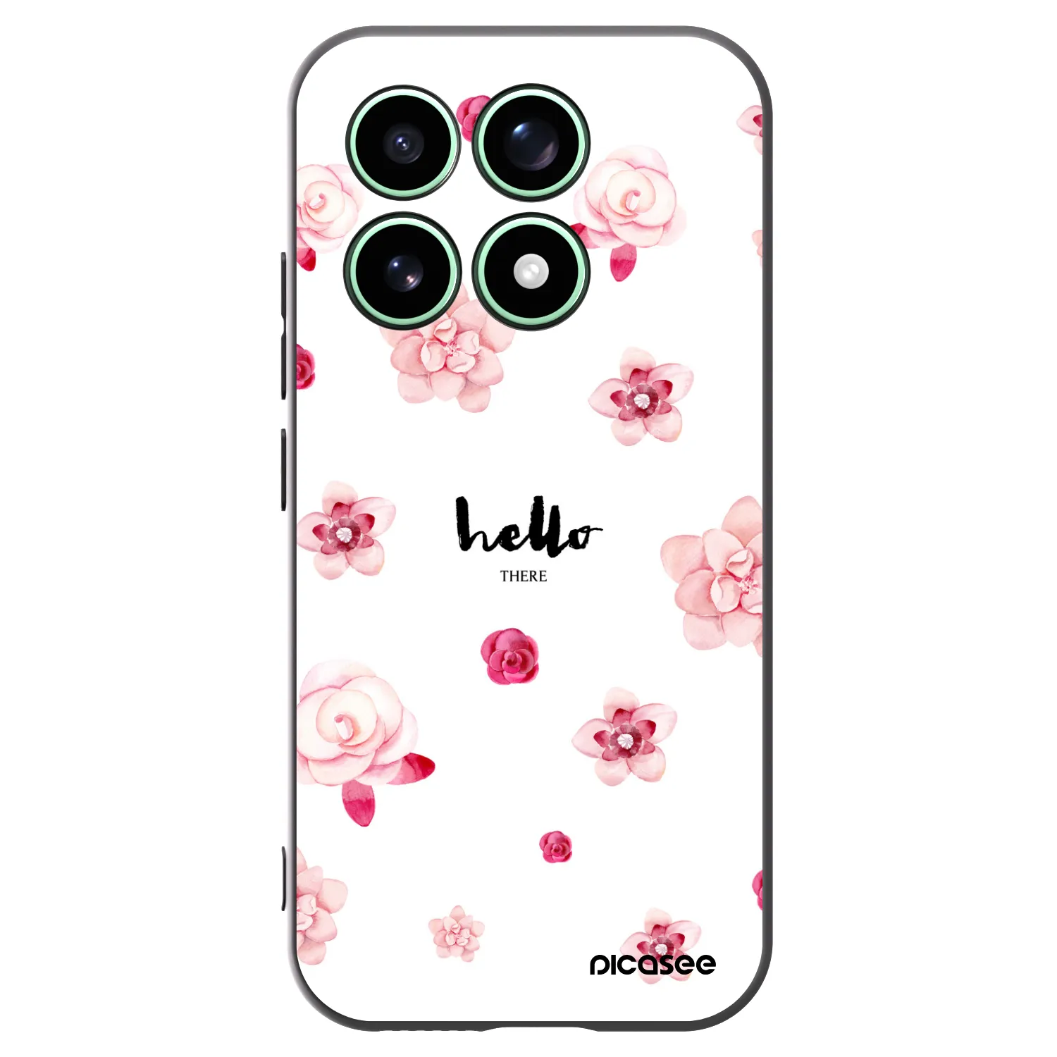 Picasee crna silikonska maskica za Xiaomi 17 - Hello there
