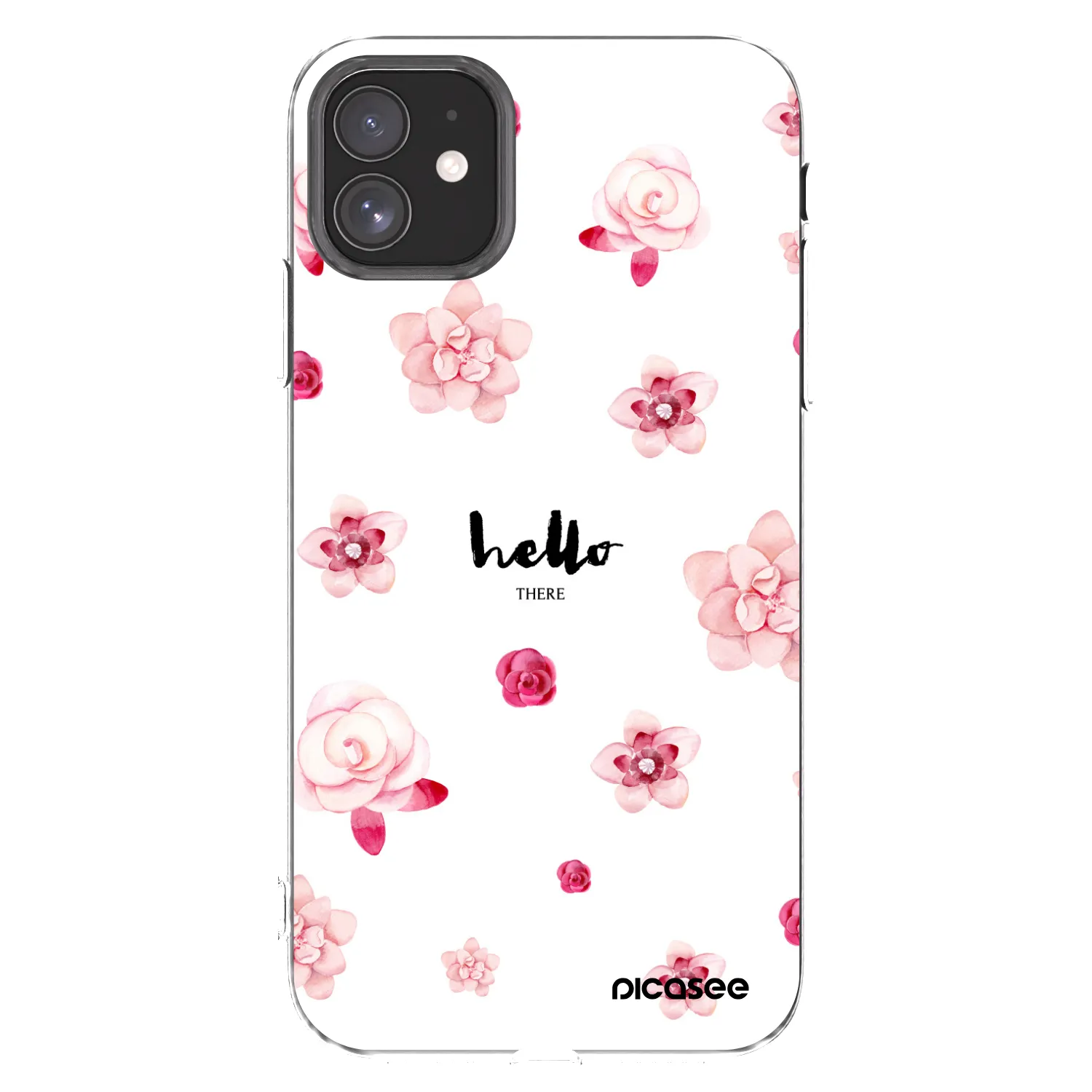 Picasee silikonska prozirna maskica za Apple iPhone 11 - Hello there