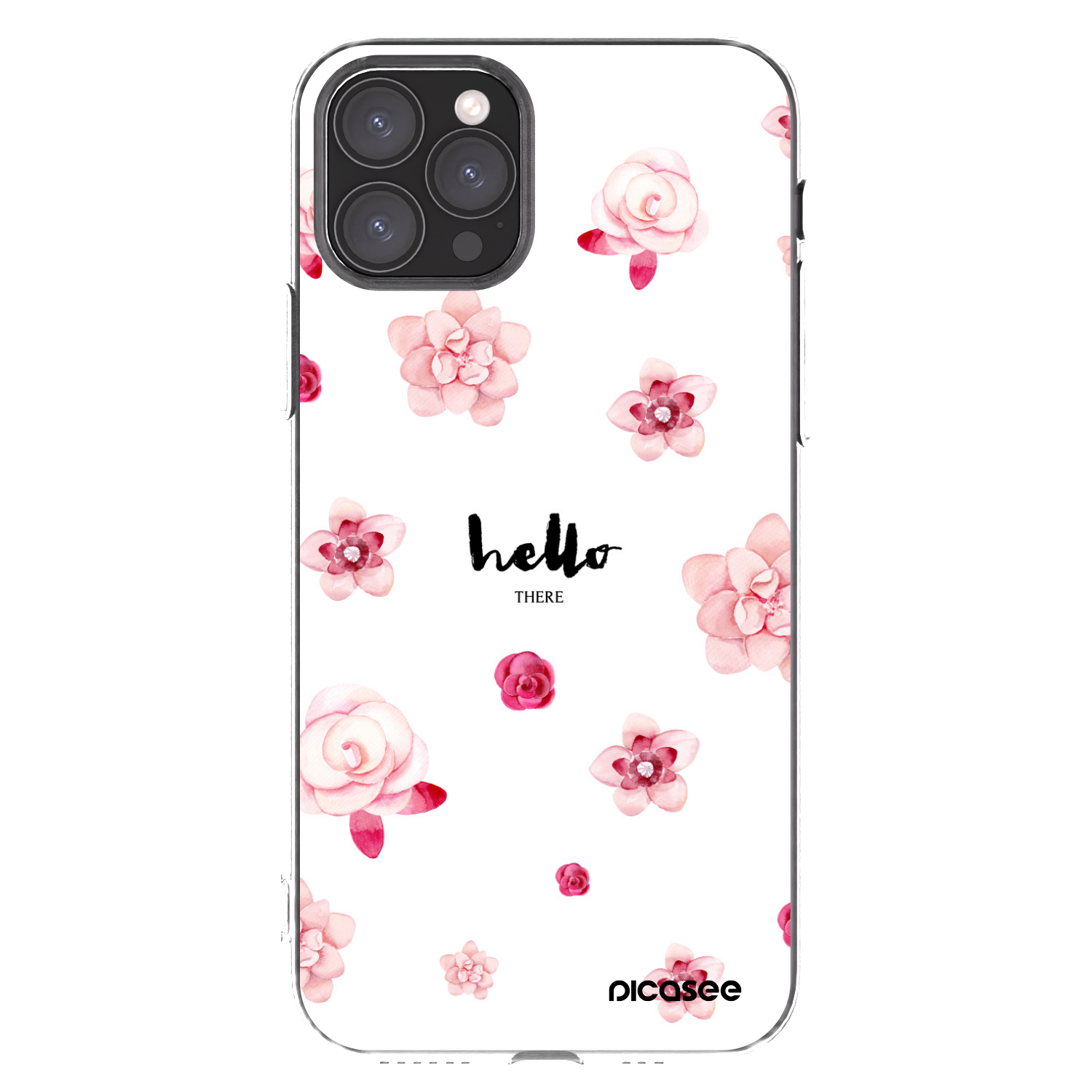 Picasee silikonska prozirna maskica za Apple iPhone 11 Pro - Hello there