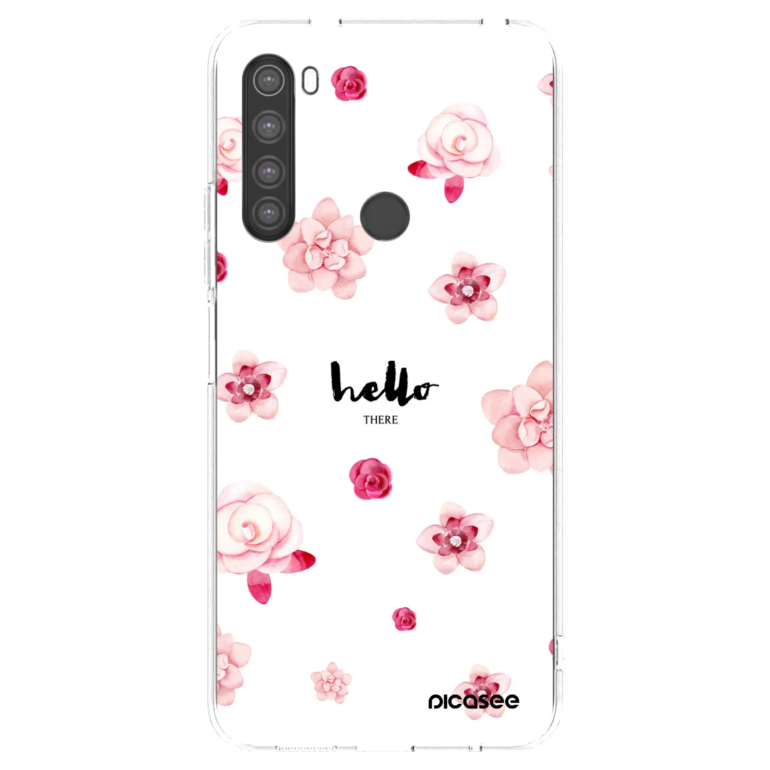 Picasee silikonska prozirna maskica za Xiaomi Redmi Note 8 - Hello there