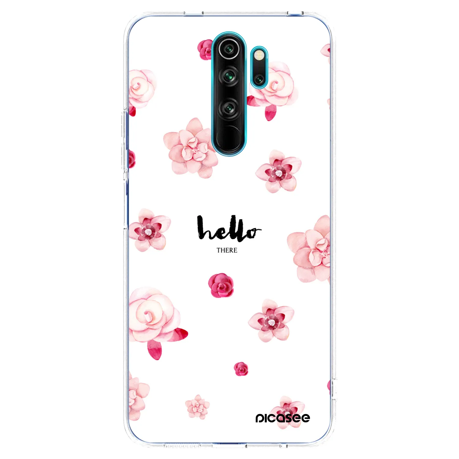 Picasee silikonska prozirna maskica za Xiaomi Redmi Note 8 Pro - Hello there