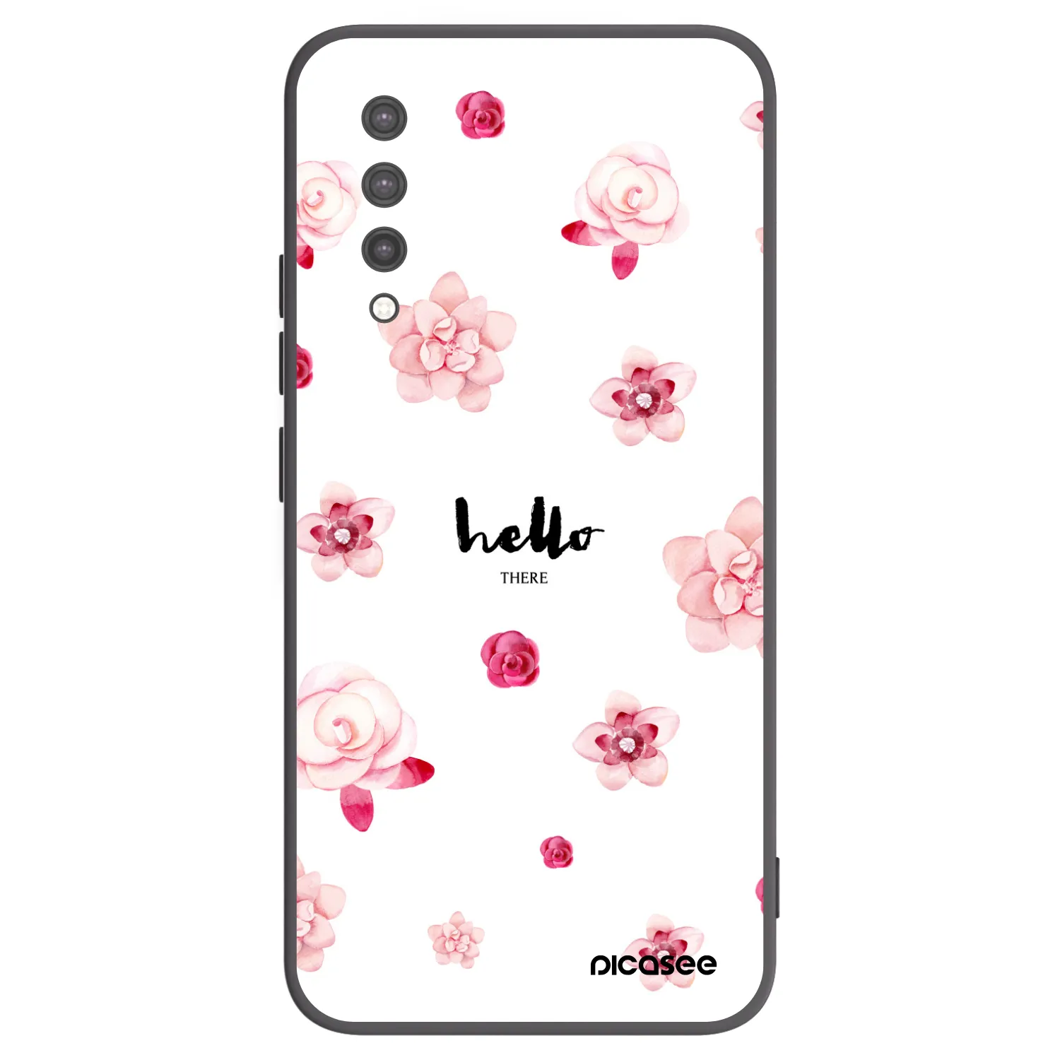 Picasee crna silikonska maskica za Xiaomi Mi 9 Lite - Hello there
