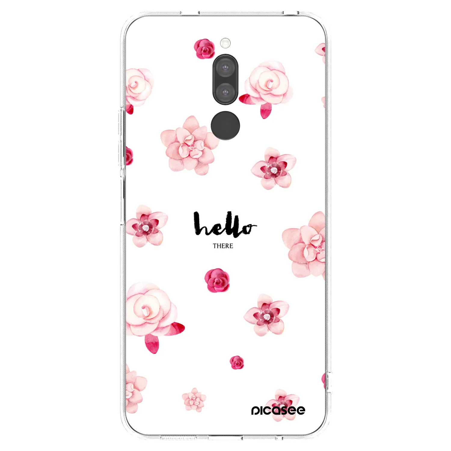 Picasee silikonska prozirna maskica za Xiaomi Redmi 8 - Hello there