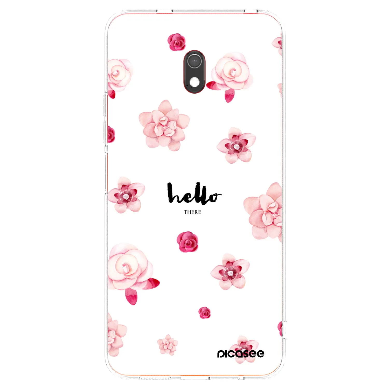 Picasee silikonska prozirna maskica za Xiaomi Redmi 8A - Hello there
