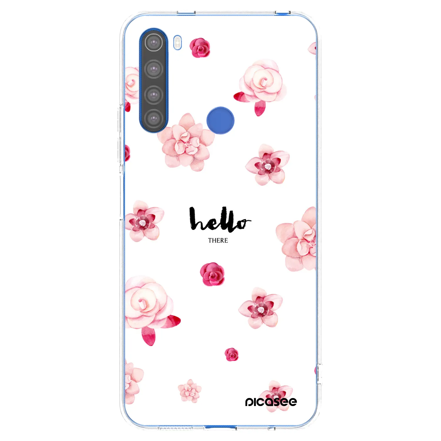 Picasee silikonska prozirna maskica za Xiaomi Redmi Note 8T - Hello there