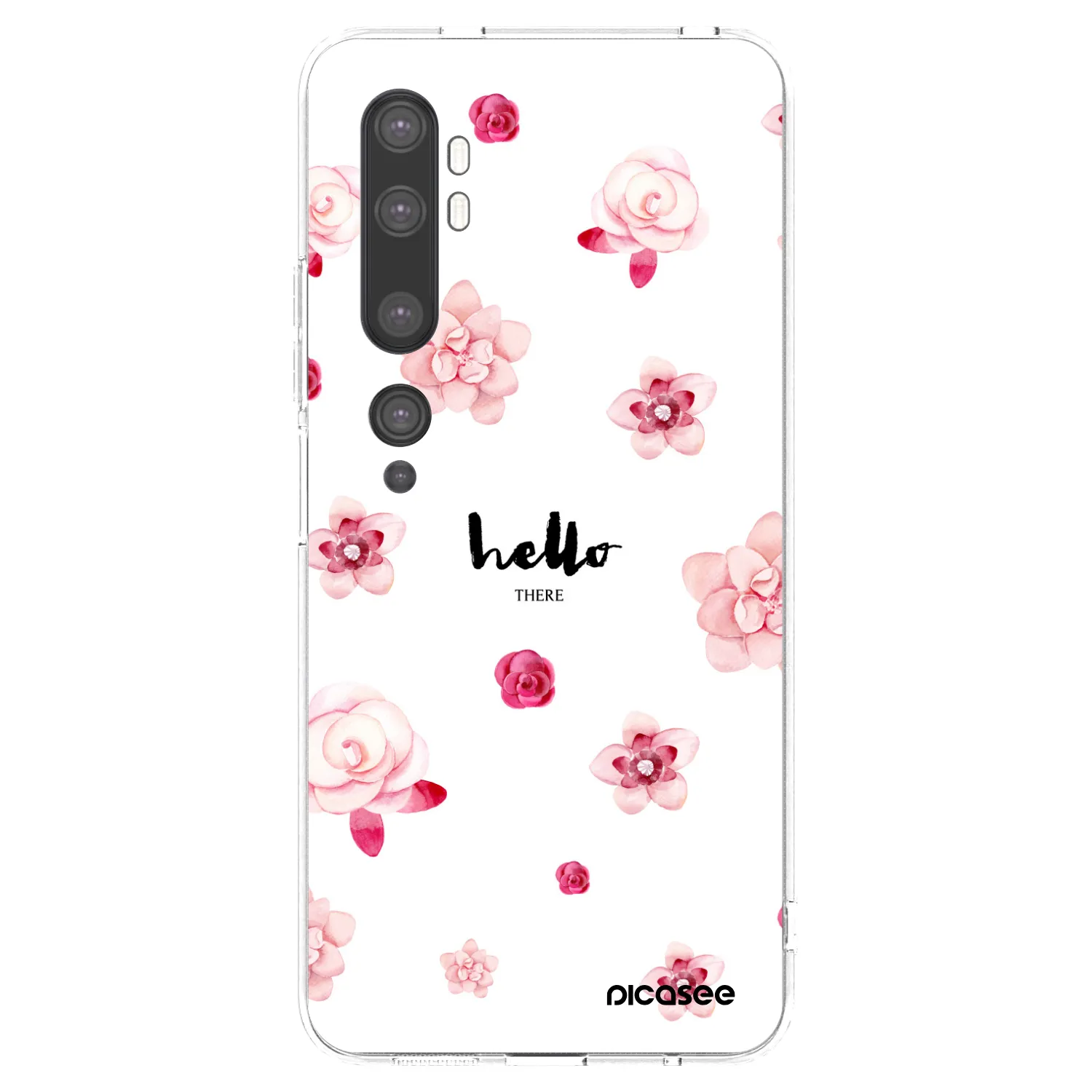 Picasee silikonska prozirna maskica za Xiaomi Mi Note 10 (Pro) - Hello there