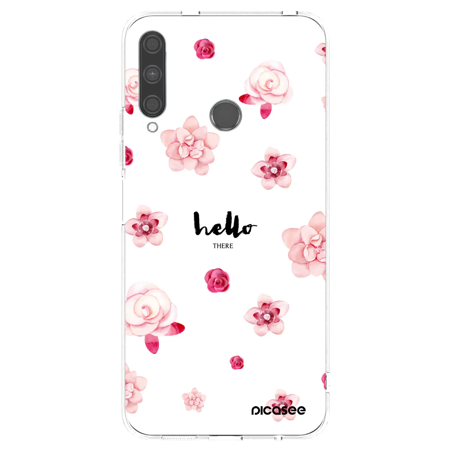Picasee silikonska prozirna maskica za Huawei P40 Lite E - Hello there