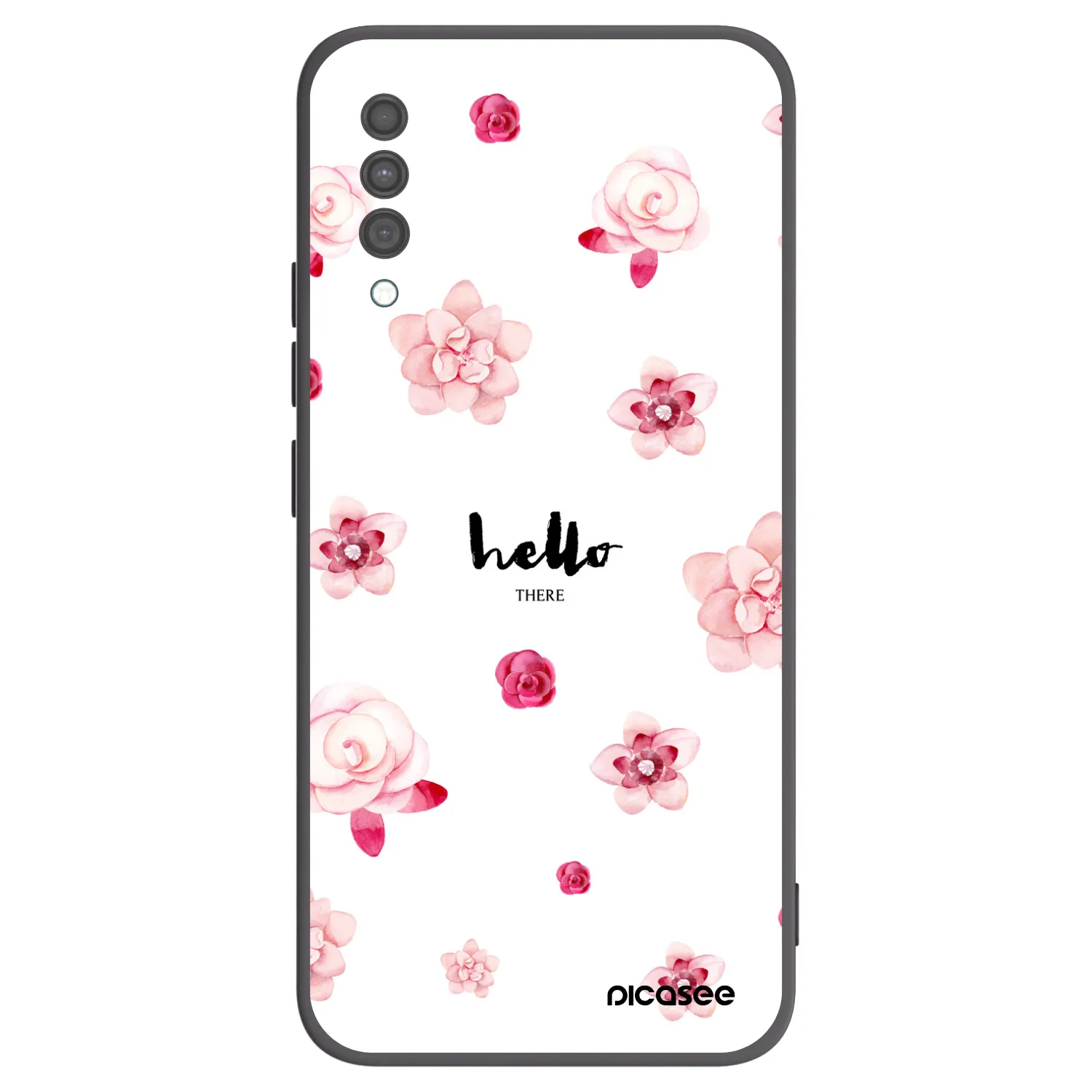 Picasee crna silikonska maskica za Samsung Galaxy A30s A307F - Hello there