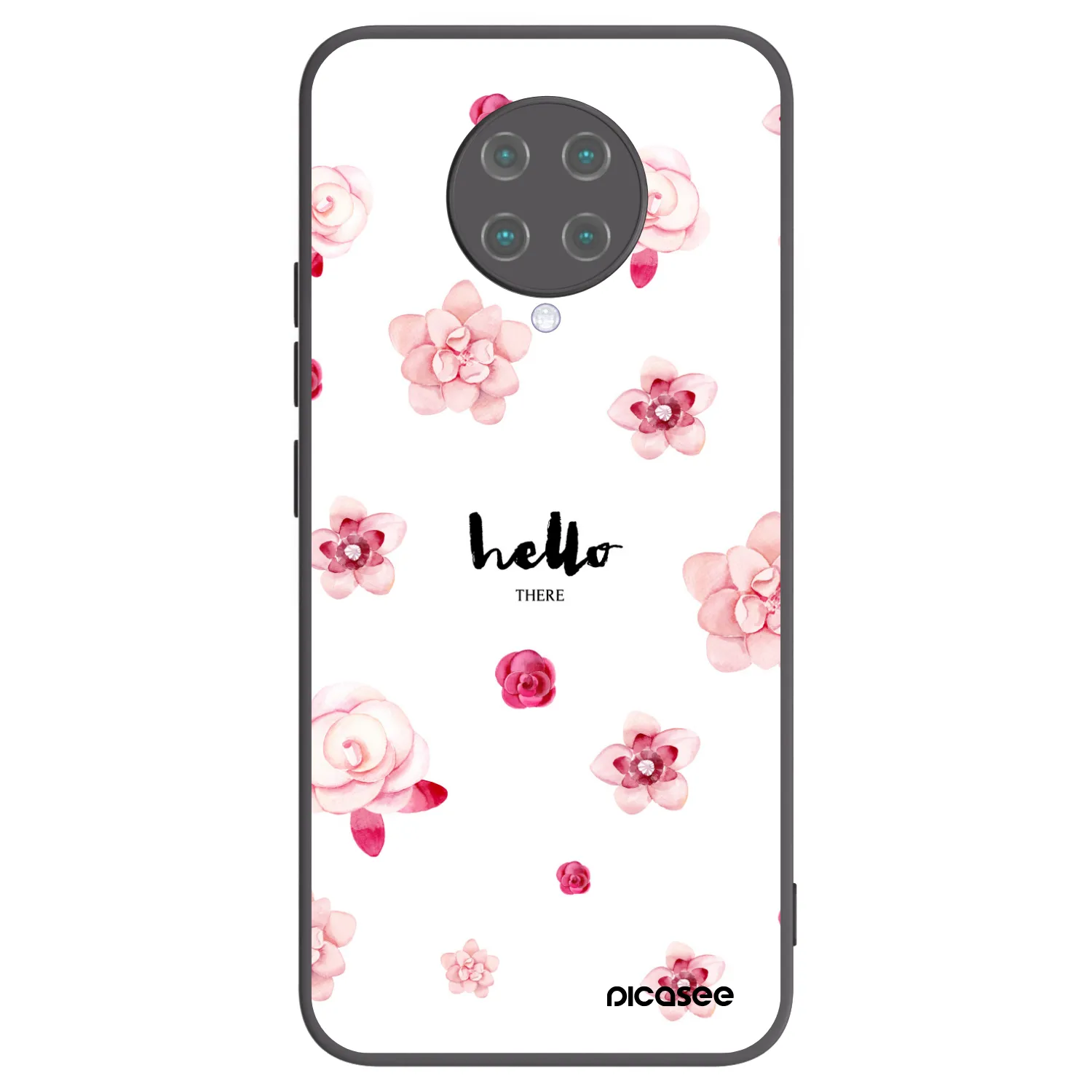 Picasee crna silikonska maskica za Xiaomi Poco F2 Pro - Hello there