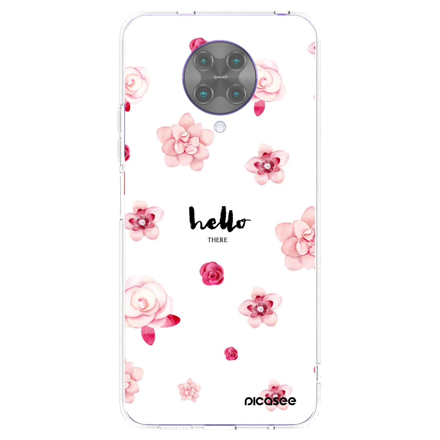Picasee silikonska prozirna maskica za Xiaomi Poco F2 Pro - Hello there