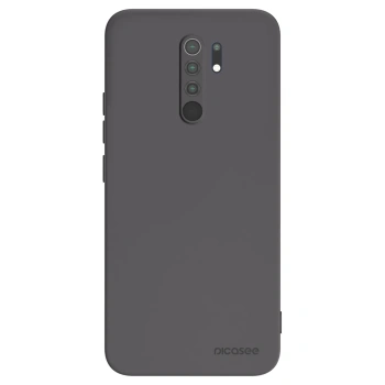Picasee crna silikonska maskica za Xiaomi Redmi 9 - Clear