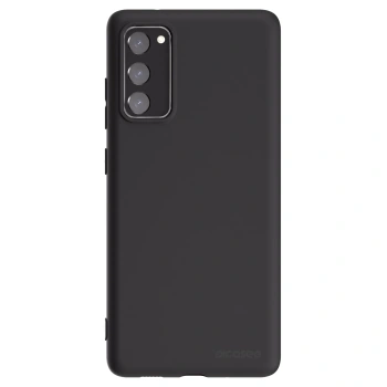 Picasee crna silikonska maskica za Samsung Galaxy S20 FE - Clear