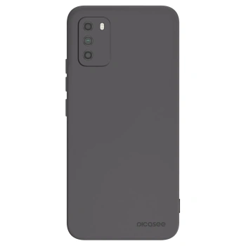 Picasee crna silikonska maskica za Xiaomi Poco M3 - Clear