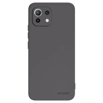 Picasee crna silikonska maskica za Xiaomi Mi 11 Lite - Clear