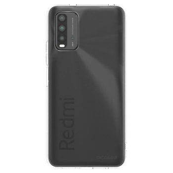 Picasee crna silikonska maskica za Xiaomi Redmi 9T - Clear