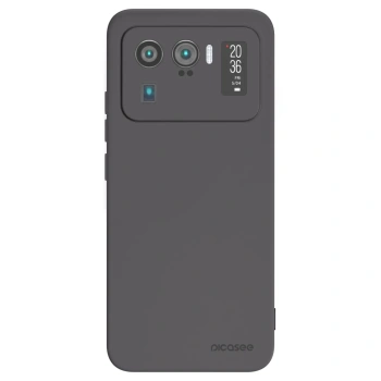Picasee crna silikonska maskica za Xiaomi Mi 11 Ultra - Clear