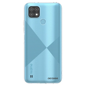 Picasee silikonska prozirna maskica za Realme C21 - Clear