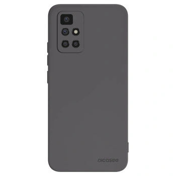 Picasee crna silikonska maskica za Xiaomi Redmi 10 - Clear