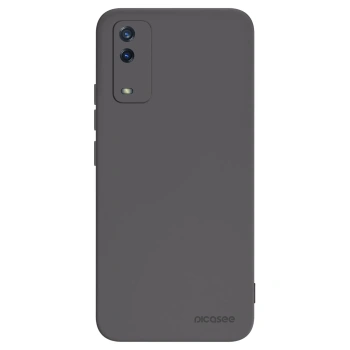 Picasee crna silikonska maskica za Vivo Y11s - Clear