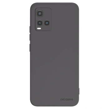 Picasee crna silikonska maskica za Vivo Y33s - Clear