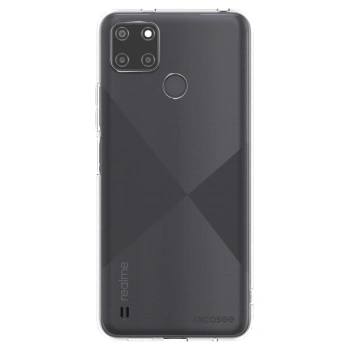 Picasee silikonska prozirna maskica za Realme C21Y - Clear