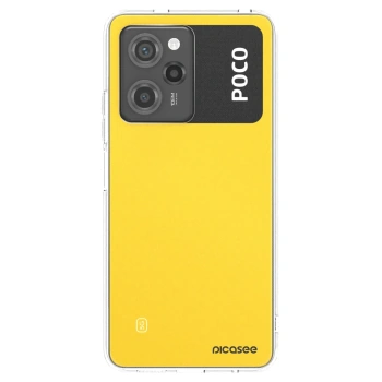 Picasee crna silikonska maskica za Xiaomi Poco X5 Pro - Clear
