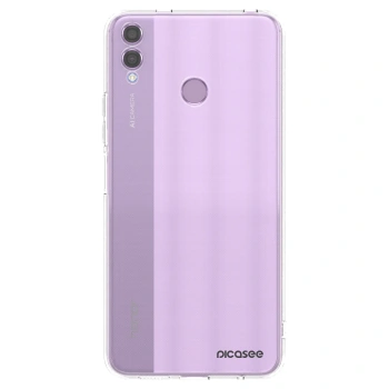 Picasee silikonska prozirna maskica za Honor 8X - Clear