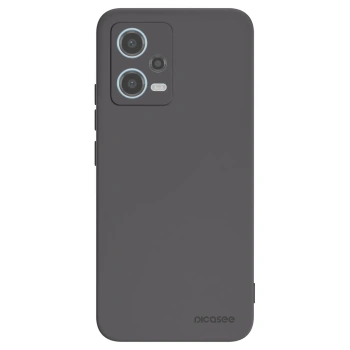 Picasee crna silikonska maskica za Xiaomi Redmi Note 12 5G - Clear