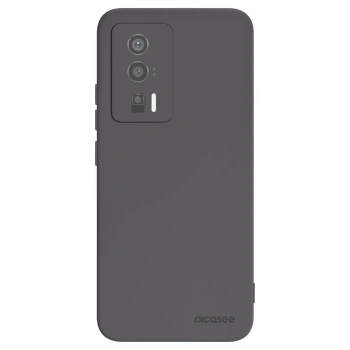 Picasee crna silikonska maskica za Xiaomi Poco F5 Pro 5G - Clear