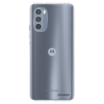 Picasee silikonska prozirna maskica za Motorola Moto G62 - Clear