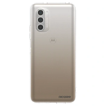 Picasee silikonska prozirna maskica za Motorola Moto G51 - Clear
