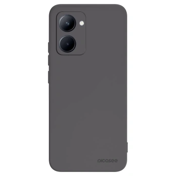 Picasee crna silikonska maskica za Realme C33 (2023) - Clear