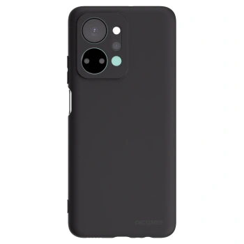 Picasee crna silikonska maskica za Honor X7a - Clear