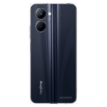 Picasee silikonska prozirna maskica za Realme C33 (2023) - Clear