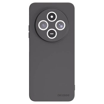 Picasee crna silikonska maskica za Xiaomi Redmi 14C - Clear