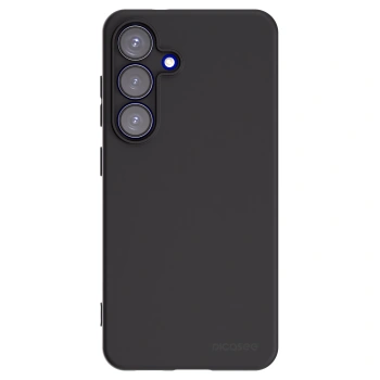 Picasee crna silikonska maskica za Samsung Galaxy S25 5G - Clear