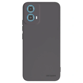 Picasee crna silikonska maskica za Motorola Moto G34 5G - Clear