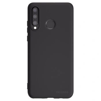 Picasee crna silikonska maskica za Huawei P30 Lite - Clear