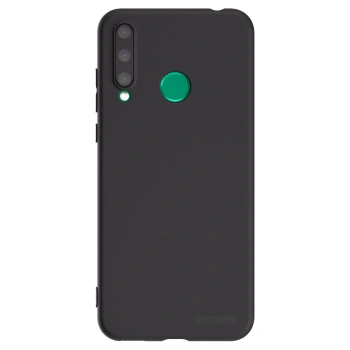 Picasee crna silikonska maskica za Honor 20 Lite - Clear