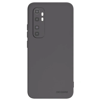 Picasee crna silikonska maskica za Xiaomi Mi Note 10 Lite - Clear