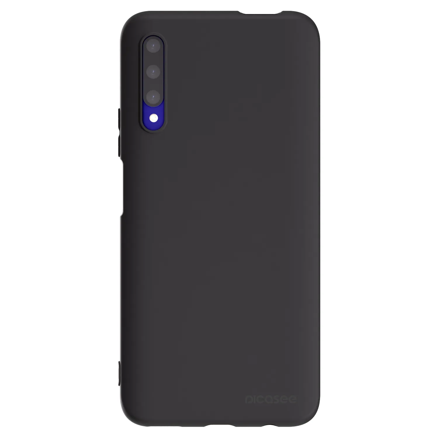 Picasee crna silikonska maskica za Honor 9X Pro - Clear