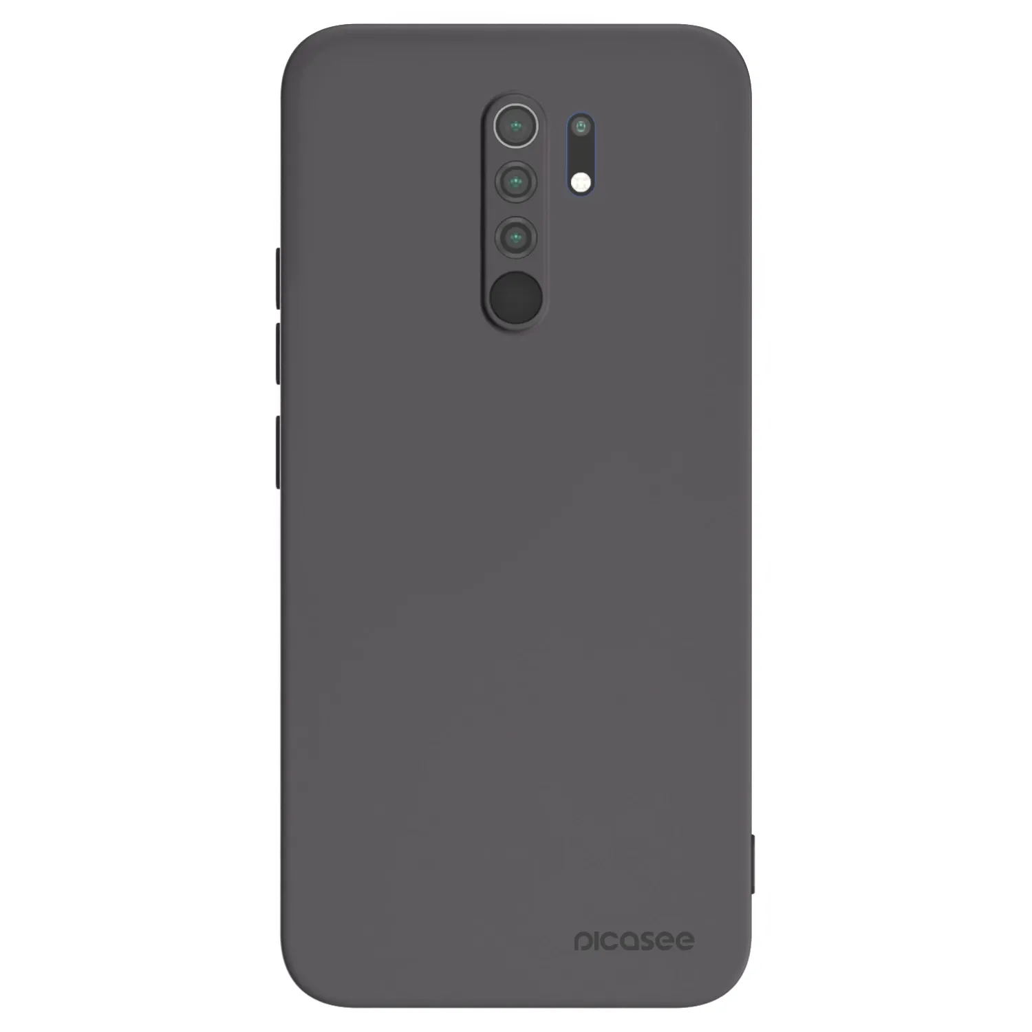 Picasee crna silikonska maskica za Xiaomi Redmi 9 - Clear