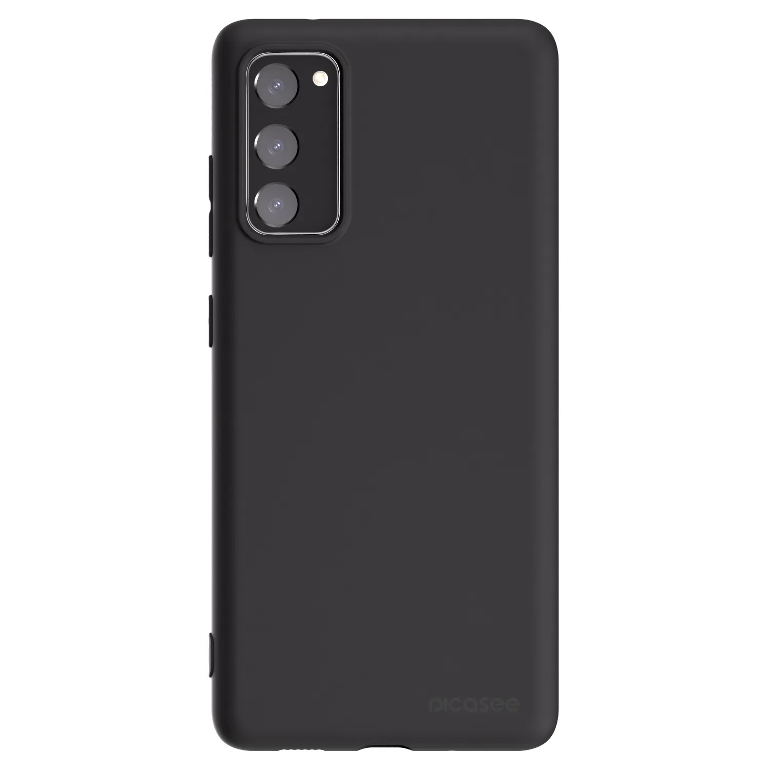 Picasee crna silikonska maskica za Samsung Galaxy S20 FE - Clear