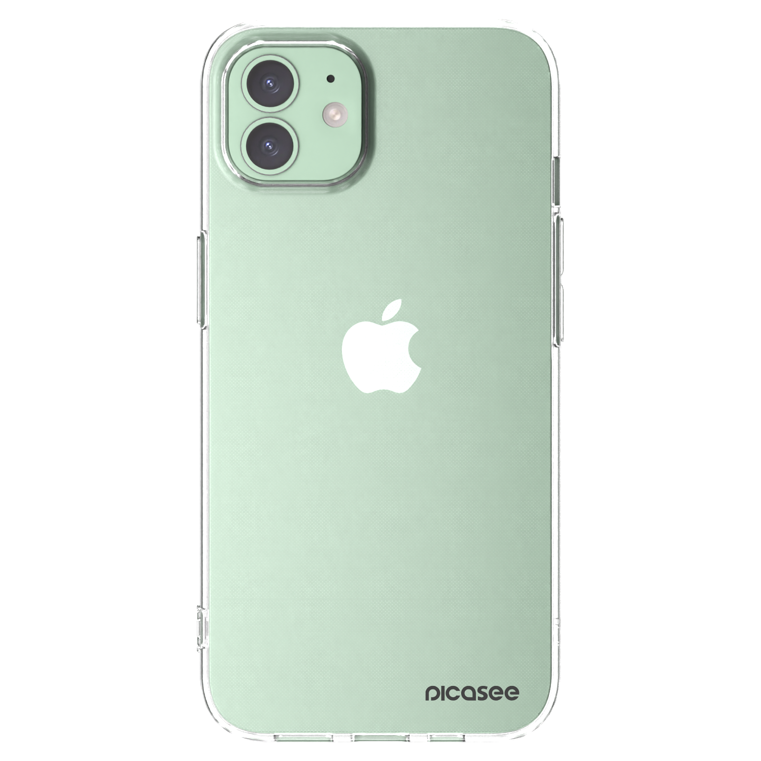 Picasee silikonska prozirna maskica za Apple iPhone 12 - Clear
