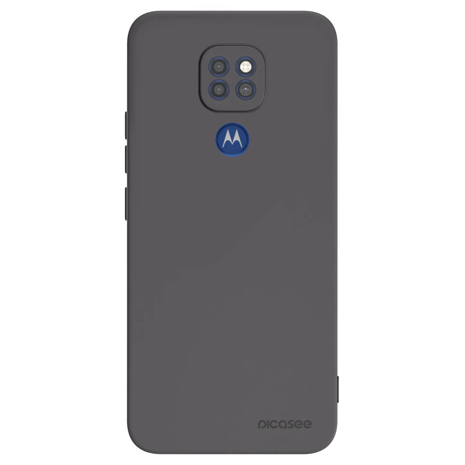 Picasee crna silikonska maskica za Motorola Moto G9 Play - Clear