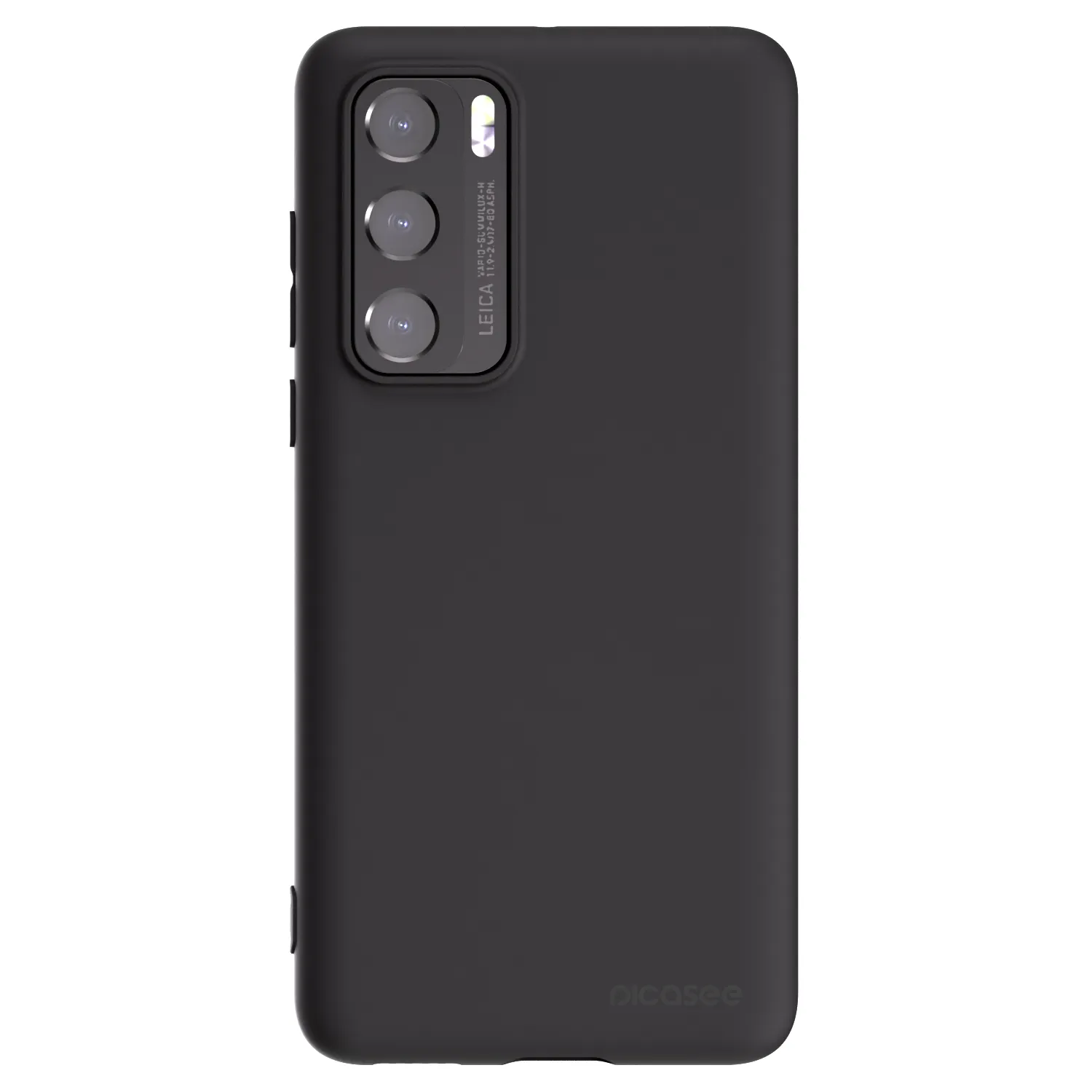 Picasee crna silikonska maskica za Huawei P40 - Clear