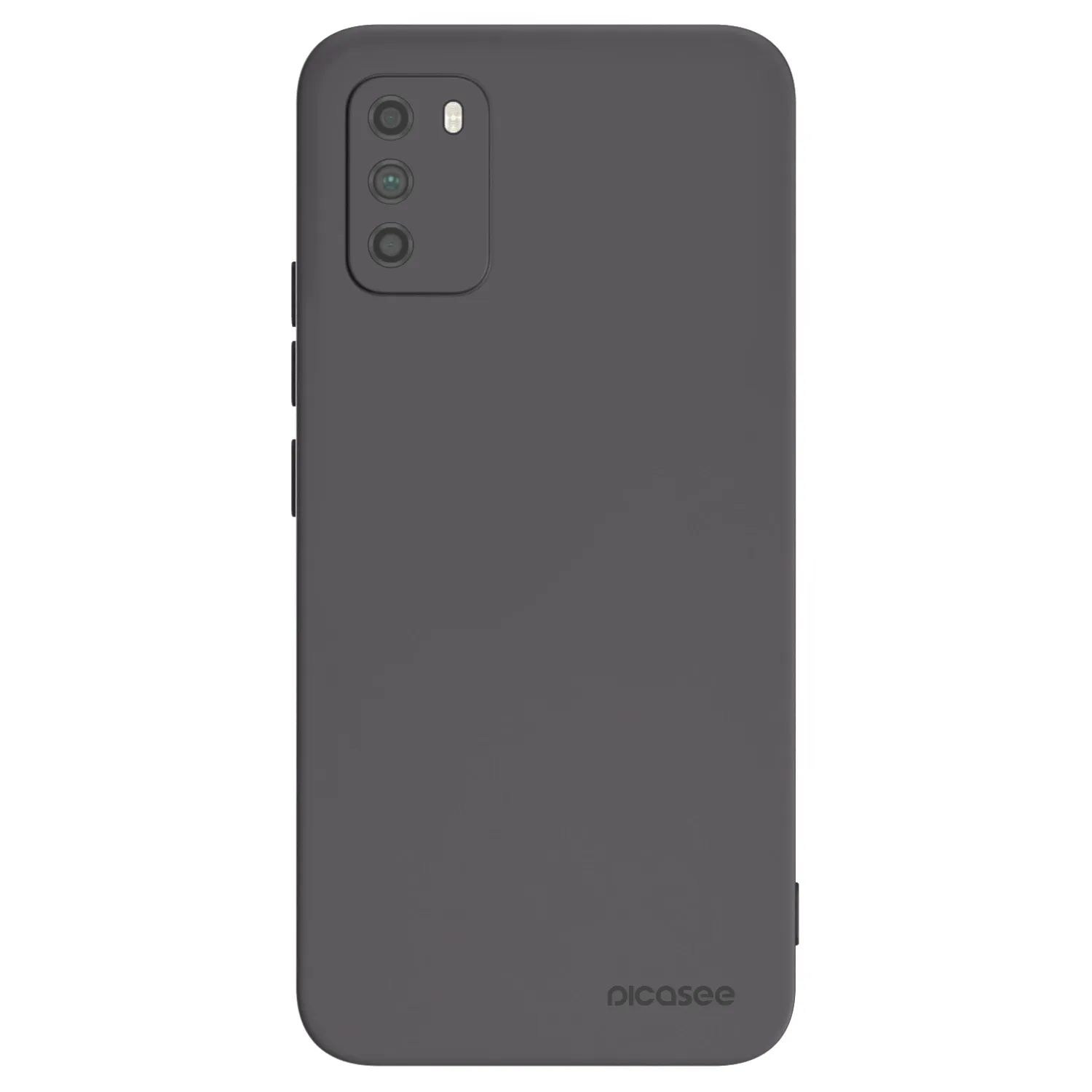 Picasee crna silikonska maskica za Xiaomi Poco M3 - Clear