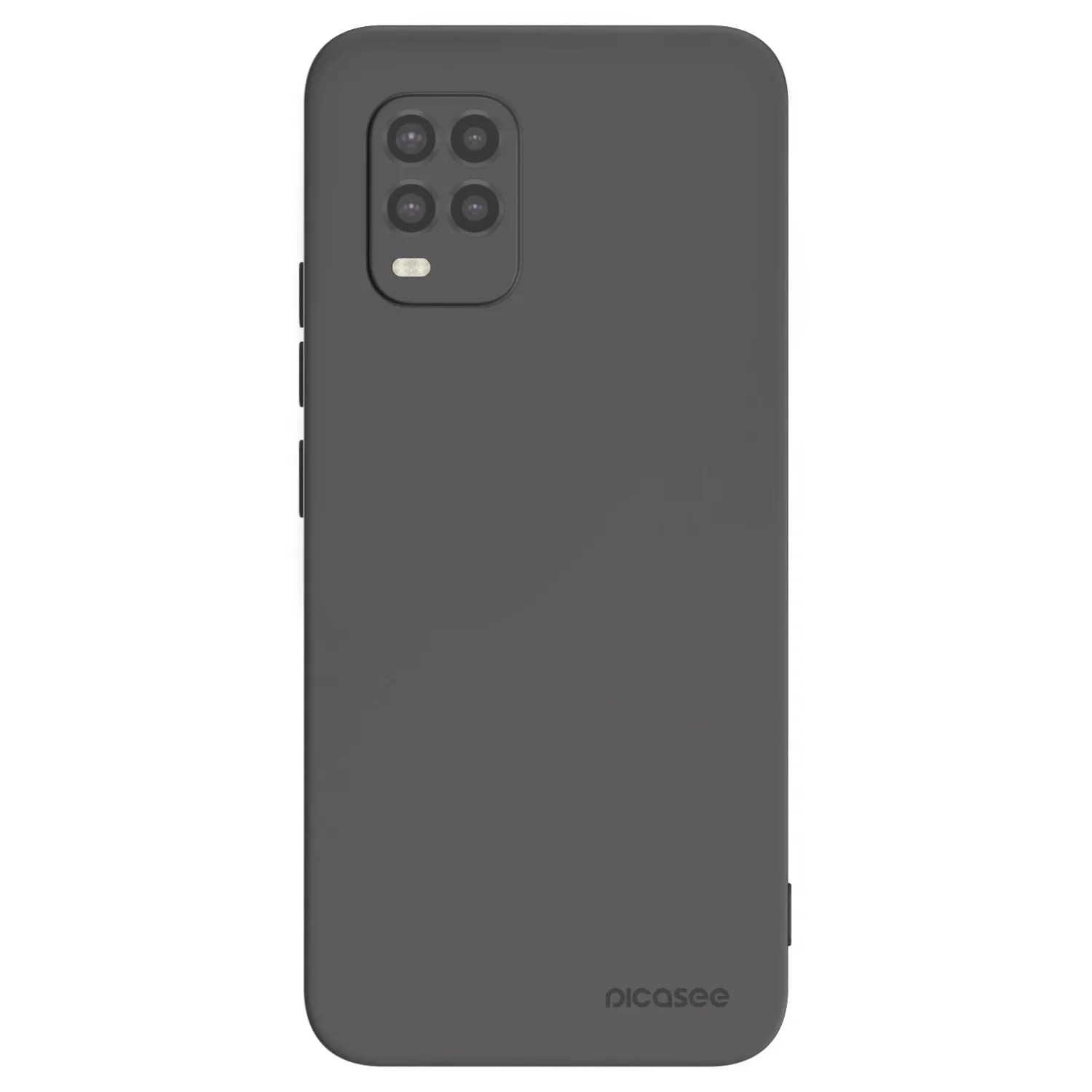Picasee crna silikonska maskica za Xiaomi Mi 10 Lite - Clear